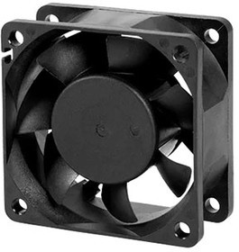 EC6025M24B, Вентилятор 24B, 60х60х25мм, подшипник качения 4500 об/мин + крепеж