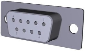 172-E09-213R011, D-Sub Standard Connectors 9P FEMALE DIP SOLDER .098" NUTS B/S 172-E09-213R011, D-Sub Standard Connectors 9P FEMALE DIP SOLDER .098" NUTS B/S
