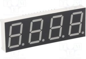KW4-801AGB, Дисплей: LED, 7-сегментный, 20,4мм, 0,8", II.зн: 4, желто-зеленый KW4-801AGB, Дисплей: LED, 7-сегментный, 20,4мм, 0,8", II.зн: 4, желто-зеленый