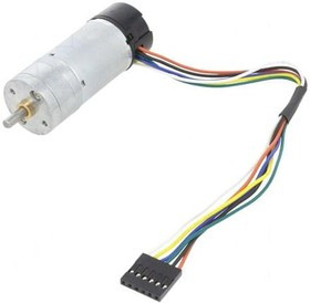 4821, Двигатель: DC, с энкодером, с редуктором, LP, 6ВDC, 2,4А, 4,4: 1