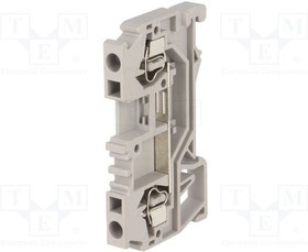 WS-2.5-GY, Соединитель: на рейку, WS, 0,2-2,5мм2, Кол-во полюс: 1, клеммы: 2