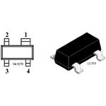 PRTR5V0U2X,215, Подавители статического заряда 5.5V DUAL R-R ESD ULTRA LOW CAP [SOT-143B]