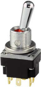 2MT2-5, Toggle Switch (ON)-OFF-ON 100 mA 2CO IP67 / IP68