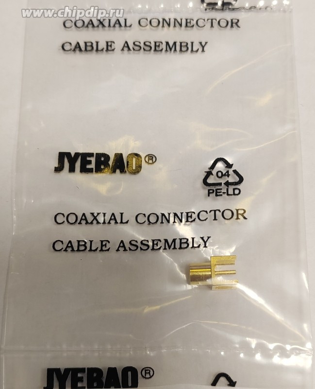 MCX84RE-0000, MCX jack PCB mount with round contact ( 0.95); 6GHz VSWR1.2