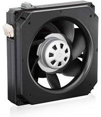 K3G200-AD11-02, Blowers &amp; Centrifugal Fans EC Centrifugal Blower, Diagonal, 245.5x245.5x90mm, 115VAC, 506CFM, 65W, 2850RPM