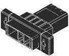 2-179553-4, Headers &amp; Wire Housings 4 POS HOUSING TAB KEY Y