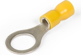 НКИ 6.0-10, Наконечник кольцевой изолированный желтый 2,5-6.0 мм²