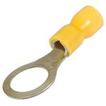 НКИ 6.0-10, Наконечник кольцевой изолированный желтый 2,5-6.0 мм²