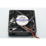 JF0515S1HM-R (JF0515S1HM01) (5500RPM) 12V/0,24A (50х50х15) S(втулка) CFM16,05/dBA35,6 Jamicon вентил