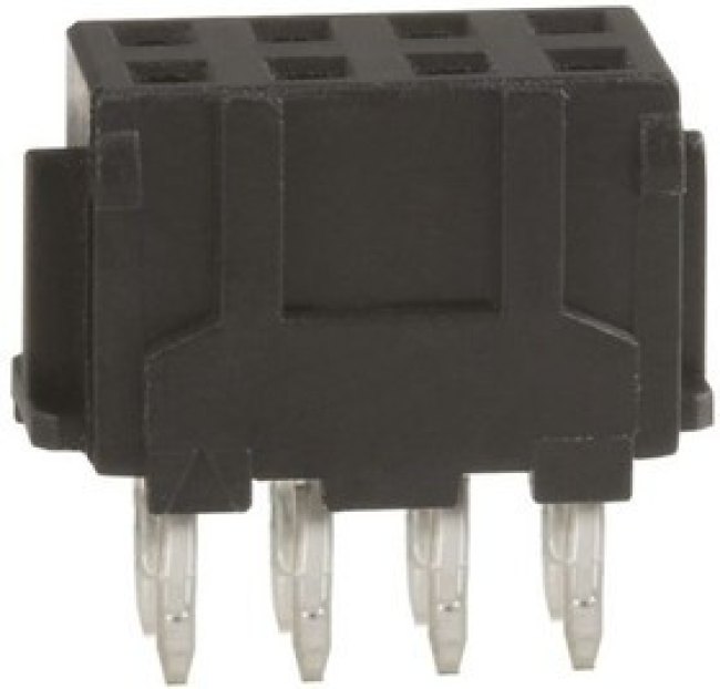 DF11-8DS-2DSA(05), DF11 Series Straight Through Hole Mount PCB Socket, 8-Contact, 2-Row, 2mm Pitch, Solder Termination DF11-8DS-2DSA(05), DF11 Series Straight Through Hole Mount PCB Socket, 8-Contact, 2-Row, 2mm Pitch, Solder Termination