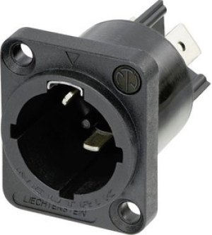 NAC3MPX-TOP, High Power Connector, powerCON TRUE1, Штекер, 250 В AC, 20 А, Монтаж в Панель, Быстрое Соединение NAC3MPX-TOP, High Power Connector, powerCON TRUE1, Штекер, 250 В AC, 20 А, Монтаж в Панель, Быстрое Соединение