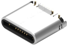 629712010214, Разъем USB, USB Типа C, USB 2.0, Штекер, 16 вывод(-ов)