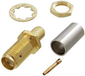 SMA-C58J gold, Разъём высокочастотный , обжимной