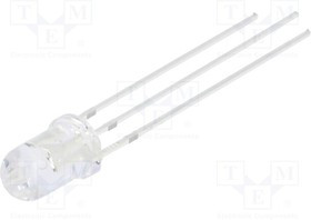 OSRBMC5A31A-VV, LED; 5mm; red/blue; 30°; Front: convex; 3?15V; Pitch: 2.54mm; round OSRBMC5A31A-VV, LED; 5mm; red/blue; 30°; Front: convex; 3?15V; Pitch: 2.54mm; round