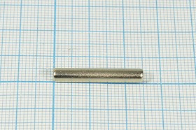 Магнит неодимовый марки N35, диаметр 4 мм, длина 10мм; №13526 магнит 4,0x10,0\цилиндр\\Ni\N35\