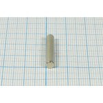 Магнит неодимовый марки N35, диаметр 4 мм, длина 10мм; №13526 магнит 4,0x10,0\цилиндр\\Ni\N35\