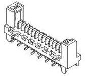 90816-3004, Headers &amp; Wire Housings 4CKT PICOFLEX HDR SMT LATCHED Au