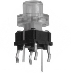 TL1265BQSCLR, Микропереключатель TACT; SPST-NO; Пол: 2; 0,05A/12ВDC; THT; LED