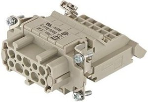 09330104725, Heavy Duty Power Connectors FEMALE INSERT 10 POLES+PE 09330104725, Heavy Duty Power Connectors FEMALE INSERT 10 POLES+PE