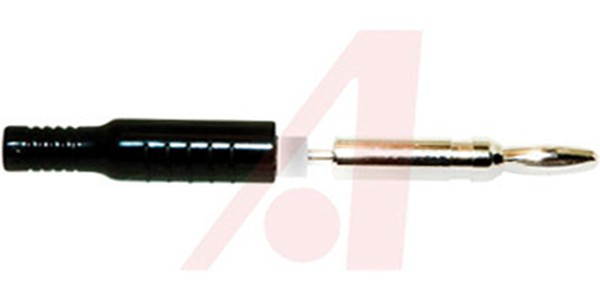 BU-P5169-0, Test Plugs &amp; Test Jacks BANANA PLUG, 20AWG, BLACK