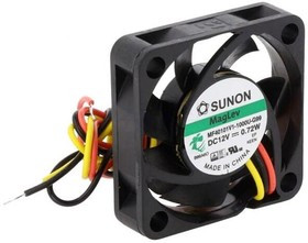 MF40101V1-G99-A, Вентилятор осевой, 12В DC, 40x40x10мм, подшипник Vapo, 13,52куб.м/ч, 27,3дБА