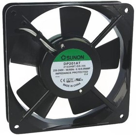 DP201AT2122HBTIP55, Вентилятор осевой, 230В AC, 120х120Х38мм, подшипник качения, 112куб.м/ч, 44дБА, IP55
