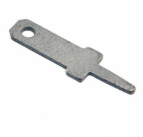 1267, Клемма на печатную плату, 2.79мм x 0.51мм, 0.11" x 0.02", Латунь, 1.2 мм, Олово