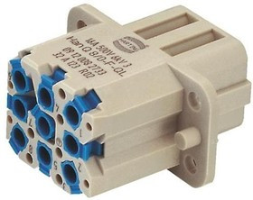 09140006464, Контакт, "мама", Han Modular Pneumatic, на пневмопровод d 4мм