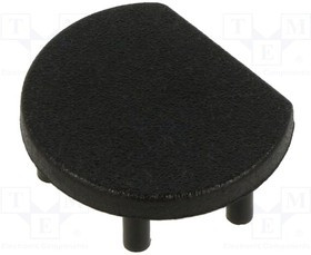 TOP.F7009902, Заглушка для профилей LED; черный; ABS; Назначение: PEN12