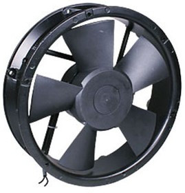 G22060HA2BL, (220*220*60 220V), Вентилятор 220В AC, 2600об/мин. 11.5м3/мин, 220х220х60мм, 5 лопастей, подшипник качения, тип вывода - провод