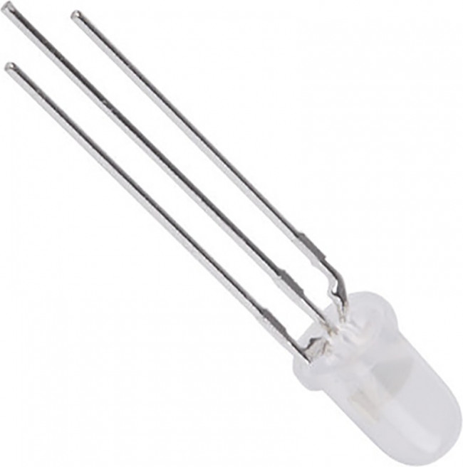 HLMP-4000, Standard LEDs - Through Hole Green/Red Diffused 568/635nm 2.1mcd