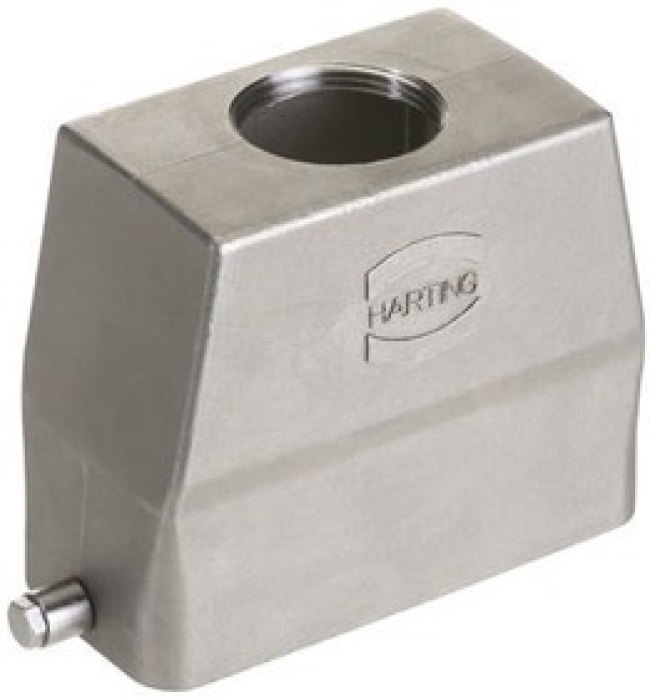 19443100447, Han-INOX Heavy Duty Power Connector Hood, M32 Thread 19443100447, Han-INOX Heavy Duty Power Connector Hood, M32 Thread