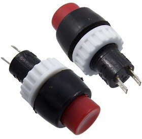 PBS-20A-2 on-off красный, Кнопочный переключатель PBS-20A-2, ON-OFF, красный