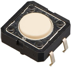B3F-4000, Tactile Switches 12x12mm Std Ht 4.3 Gen Purpose 130g