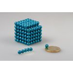 Неодимовый магнит шар 5 мм, бирюзовый