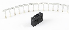 BLD-14 (DS1071 - 2x7), Гнездо на кабель 2х7 с контактами 2.54мм BLD-14 (DS1071 - 2x7), Гнездо на кабель 2х7 с контактами 2.54мм