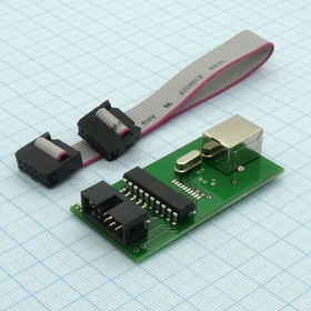 Программатор внутрисхемный AVR910-USB, (USB), Программатор внутрисхемный