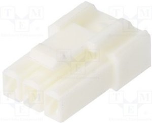 HLP-03V, Корпус разъема, Серия HL, Штекер, 3 вывод(-ов), 3.96 мм, Обжимными штекерными контактами серии SSM HLP-03V, Корпус разъема, Серия HL, Штекер, 3 вывод(-ов), 3.96 мм, Обжимными штекерными контактами серии SSM