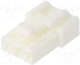 HLP-03V, Корпус разъема, Серия HL, Штекер, 3 вывод(-ов), 3.96 мм, Обжимными штекерными контактами серии SSM HLP-03V, Корпус разъема, Серия HL, Штекер, 3 вывод(-ов), 3.96 мм, Обжимными штекерными контактами серии SSM