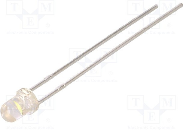 LL-304WC2E-W2-3TC, LED; 3mm; white cold; 10000?12000mcd; 20°; Front: convex; 3.5?4V LL-304WC2E-W2-3TC, LED; 3mm; white cold; 10000?12000mcd; 20°; Front: convex; 3.5?4V