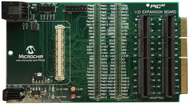 DM320002, Sockets &amp; Adapters PIC32 I/O Expansion Board