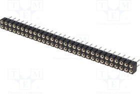 DS1002-01-2X30V13, Гнездо, IDC, "мама", PIN 60, прямой,цанговые контакты, 2,54мм, THT DS1002-01-2X30V13, Гнездо, IDC, "мама", PIN 60, прямой,цанговые контакты, 2,54мм, THT