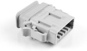 ATM06-12SA-SR1GY, Automotive Connectors 12 Pin Plug Pos A w/Strn Rlf