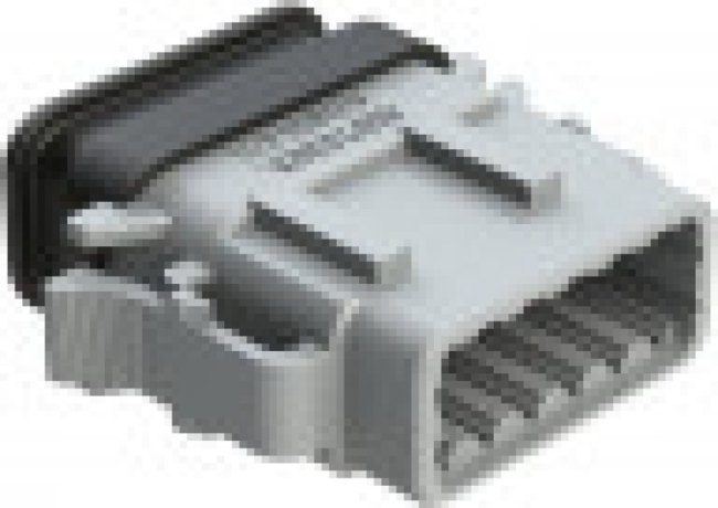 ATM06-12SA-SR1GY, Automotive Connectors 12 Pin Plug Pos A w/Strn Rlf