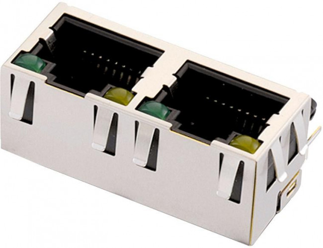 615016137721, Modular Connectors / Ethernet Connectors WR-COM Modular Jack RJ45 Horztl Dual prt 615016137721, Modular Connectors / Ethernet Connectors WR-COM Modular Jack RJ45 Horztl Dual prt