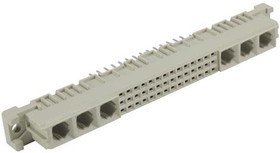 09032426865, DIN 41612 Connectors 42+6P FEMALE SOLDER HAR-BUS M42 FLAT