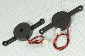 Излучатель звука пьезокерамический без генератора (1~30)В, Резонансная 2.1кГц зп 30x 9m77\1~30\\ 2,1