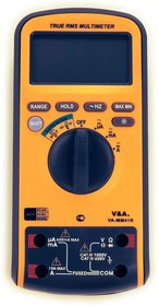 Мультиметр цифровой с повышенной защитой VA-MM41R (ГосРеестр), С ПОВЕРКОЙ