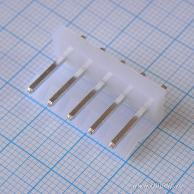 MPW-5 (DS1074-5 M), Вилка на плату 5.08мм прямая 5pin