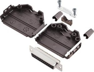 L17DPPK25-BK+L77SDB25S, Разъем D Sub, With Backshell, DB25, Standard, Гнездо, L17DPPK-BK, 25 контакт(-ов), DB, Solder Cup L17DPPK25-BK+L77SDB25S, Разъем D Sub, With Backshell, DB25, Standard, Гнездо, L17DPPK-BK, 25 контакт(-ов), DB, Solder Cup